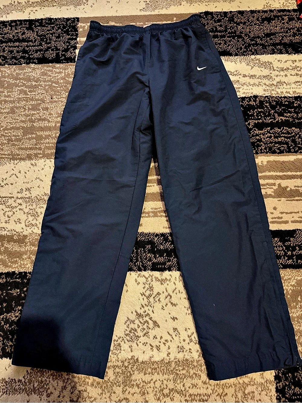 men's Nike The Athletic Dept Navy Blue
Y2K Vintage Track Pants Baggy Wide Leg